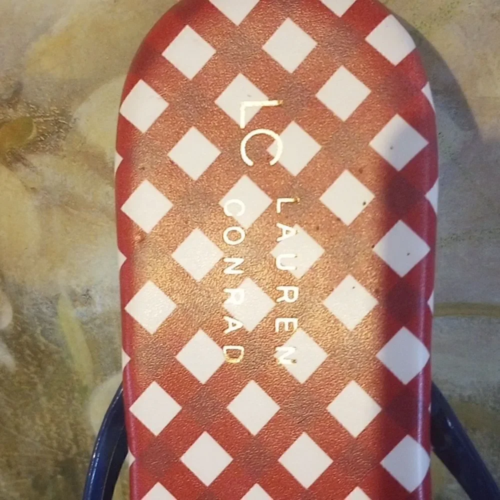 COPY - NWT LC Lauren Conrad Red White &Blue Leather Sandals!*